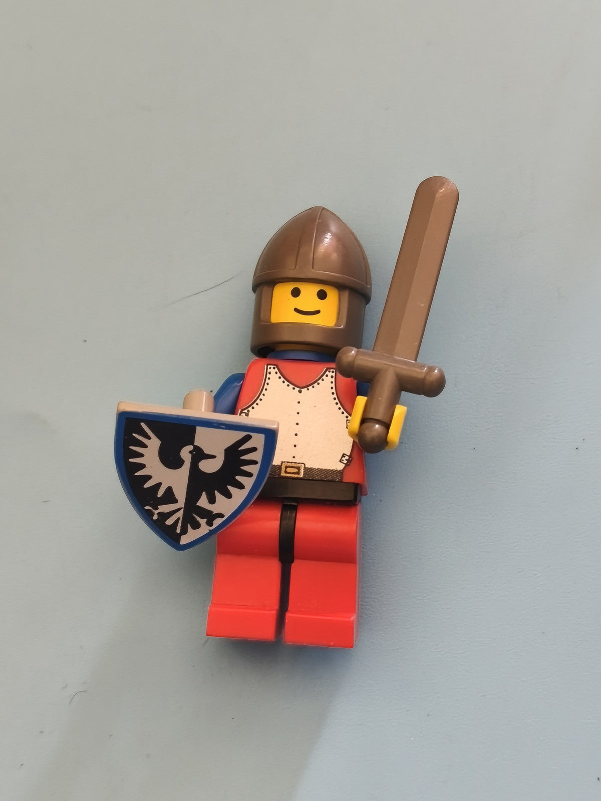 Figurine vintage Lego Castle personnage ancien, collection rétro Lego occasion