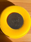 Pièce Afrique du Sud 1 Rand vintage, springbok, numismatique ancienne