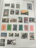 Timbres Algérie lot oblitérés thématiques fleurs, animaux, paysages philatélie