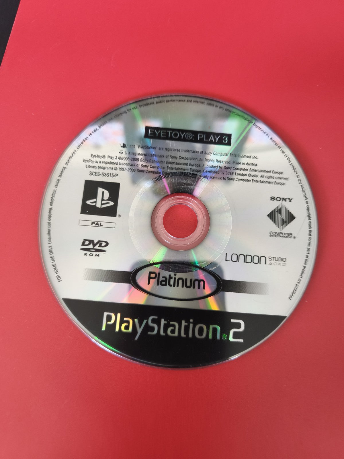 Jeu PS2 EyeToy - CD seul pour PlayStation 2, compatible accessoire caméra Sony