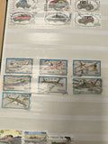 Lot timbres Italie oblitérés véhicules et avions, multicolores, support non incl