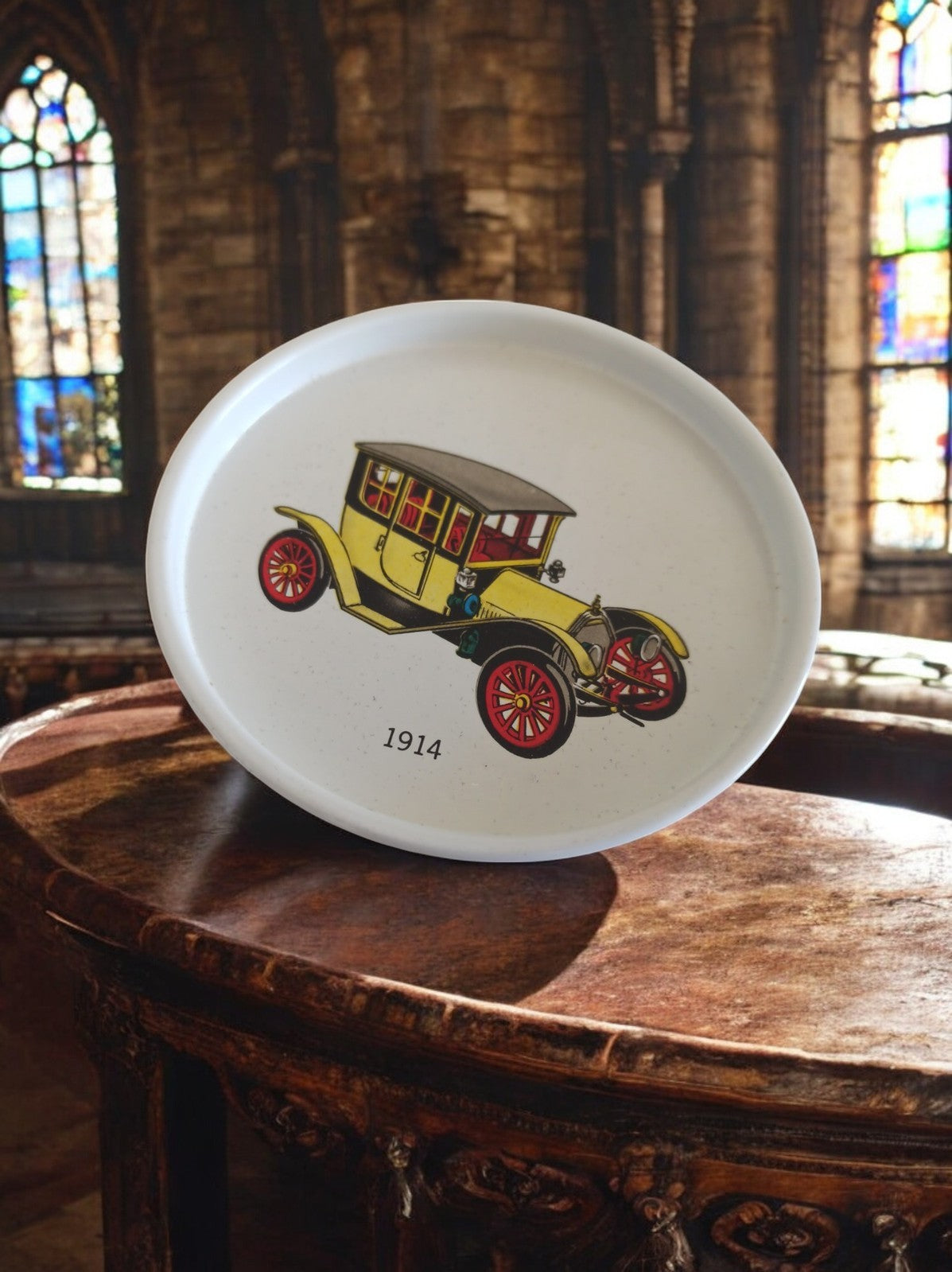 Dessous de verre vintage MAZDA 1914 voiture ancienne déco rétro