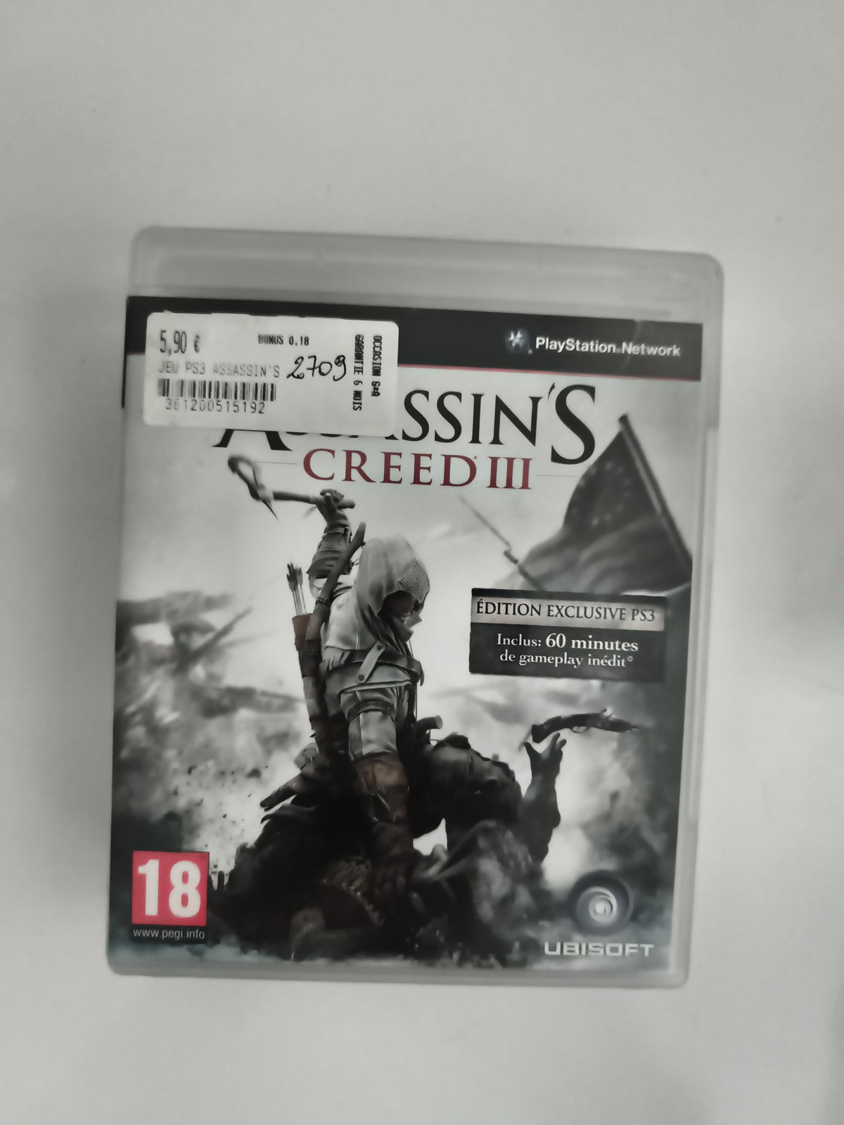 Jeu PS3 Assassin's Creed III Edition Exclusive Ubisoft PlayStation