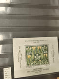 Bloc-feuillet timbre PTT 1930-1980 Imprimerie fleurs Art nouveau philatélie
