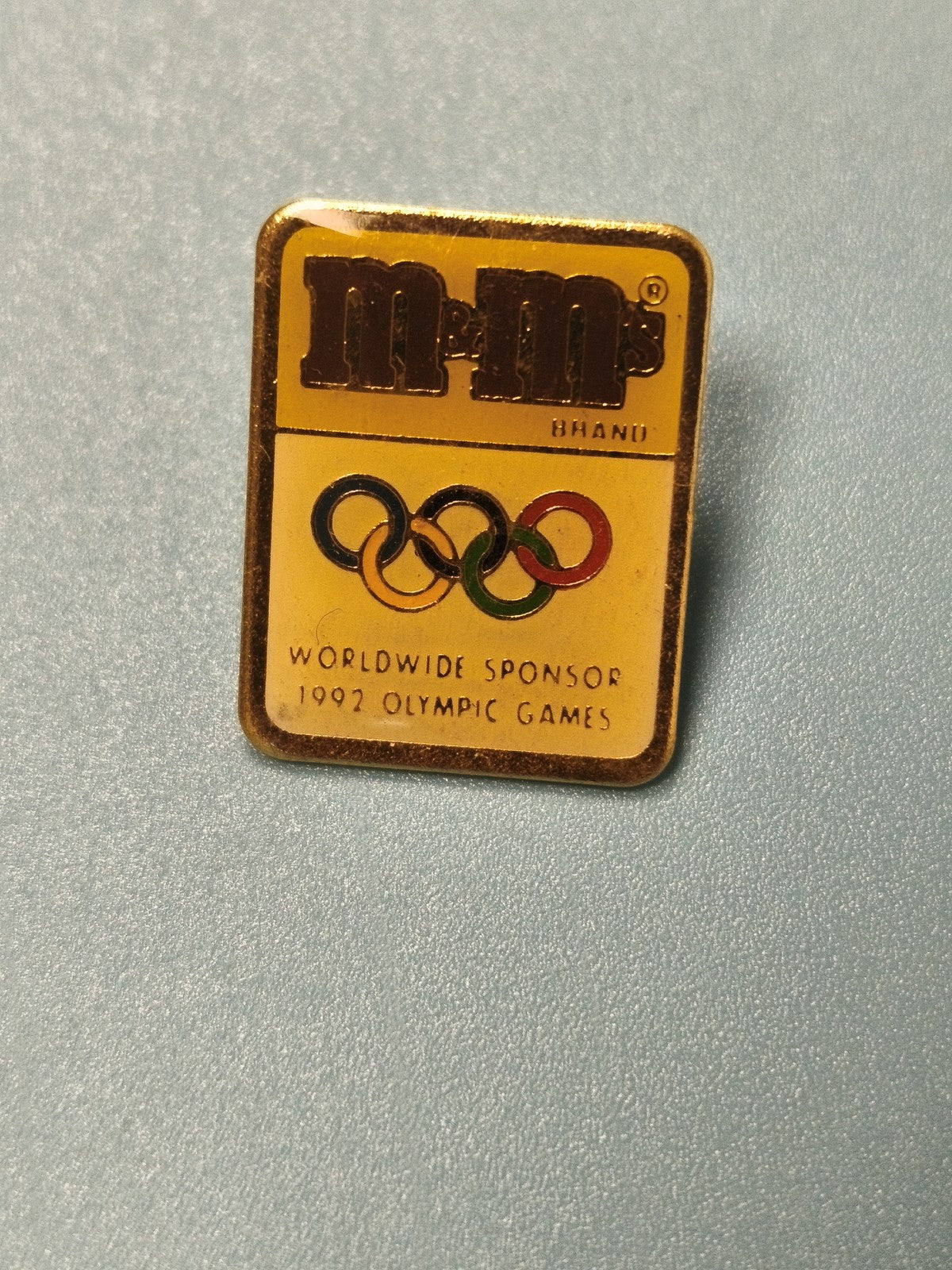 Vintage pin's M&M's Jeux Olympiques 1992 sponsor officiel collector