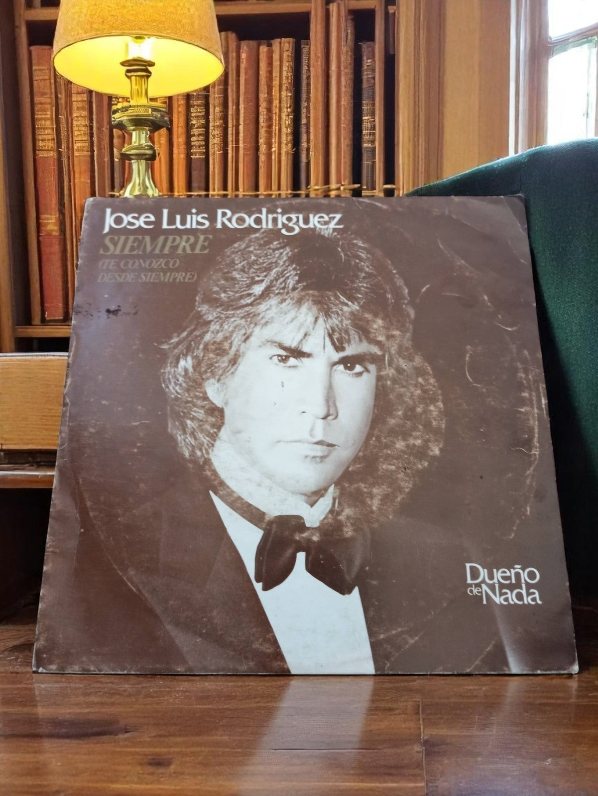 Vinyle LP vintage Jose Luis Rodriguez Dueño de Nada pochette originale années 80