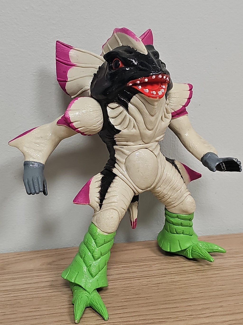 Figurine rétro Bandai 1993 Power Rangers Prantishead Fish Monster ancien jouet