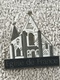 Pin's vintage Eglise de France, émail, badge ancien église, Ref 10