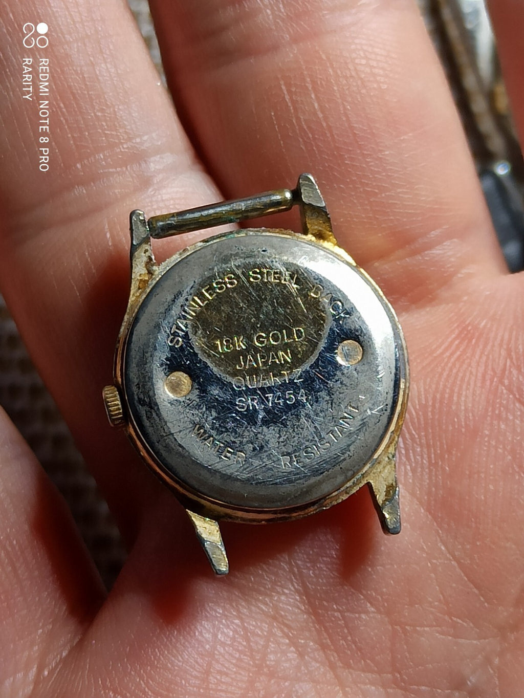 Montre vintage Milano quartz, cadran doré, plaquée or 18K, Japon, années 80