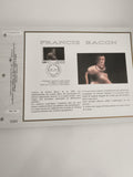 Feuillet CEF Francis Bacon timbre 5.00 F illustration tableau enveloppe FDC