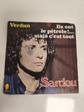 Vinyle 45 tours Sardou Verdun Ils ont le pétrole Disques Trema pochette