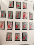 Timbres anciens Madagascar Poste Aérienne neufs avion carte années 50-60