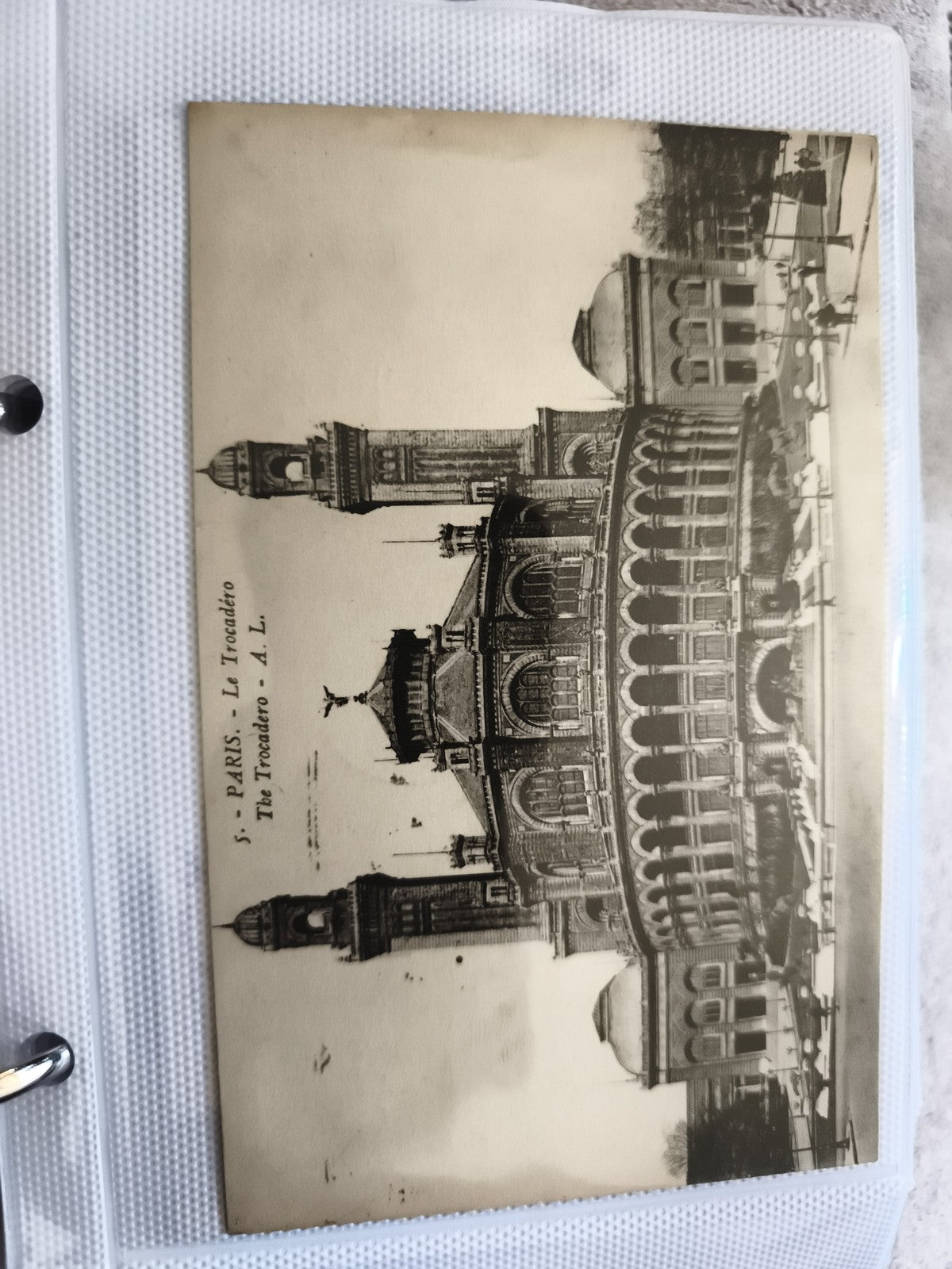 Carte postale CPA Paris Trocadéro architecture ancienne photo