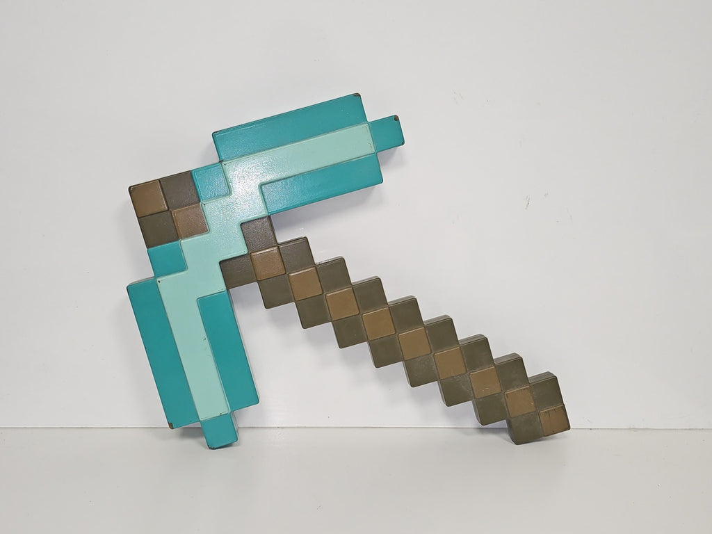 Pioche Diamant Minecraft Cosplay Costume Accessoire Plastique Officiel Mojang