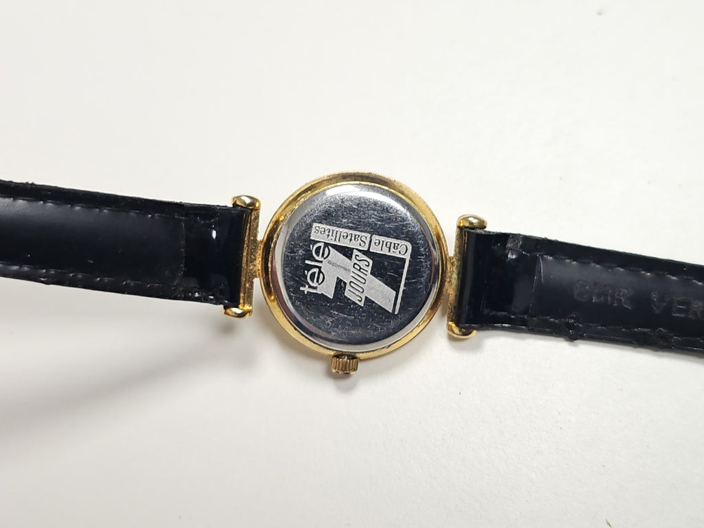 Montre femme publicitaire Télé 7 Jours bracelet quartz accessoire original occas