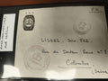 Lettre militaire Maroc 1958 cachets Ahermoumou FM armées philatélie