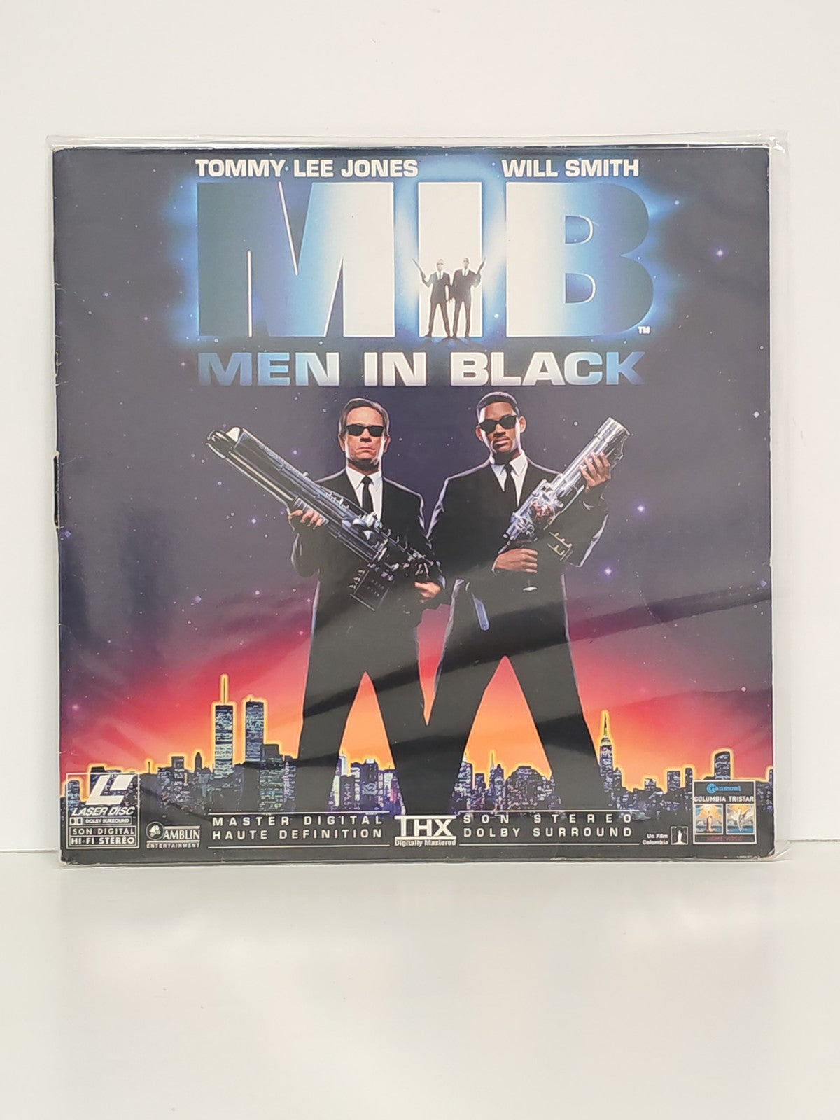 Laserdisc Men in Black film science-fiction avec Will Smith et Tommy Lee Jones