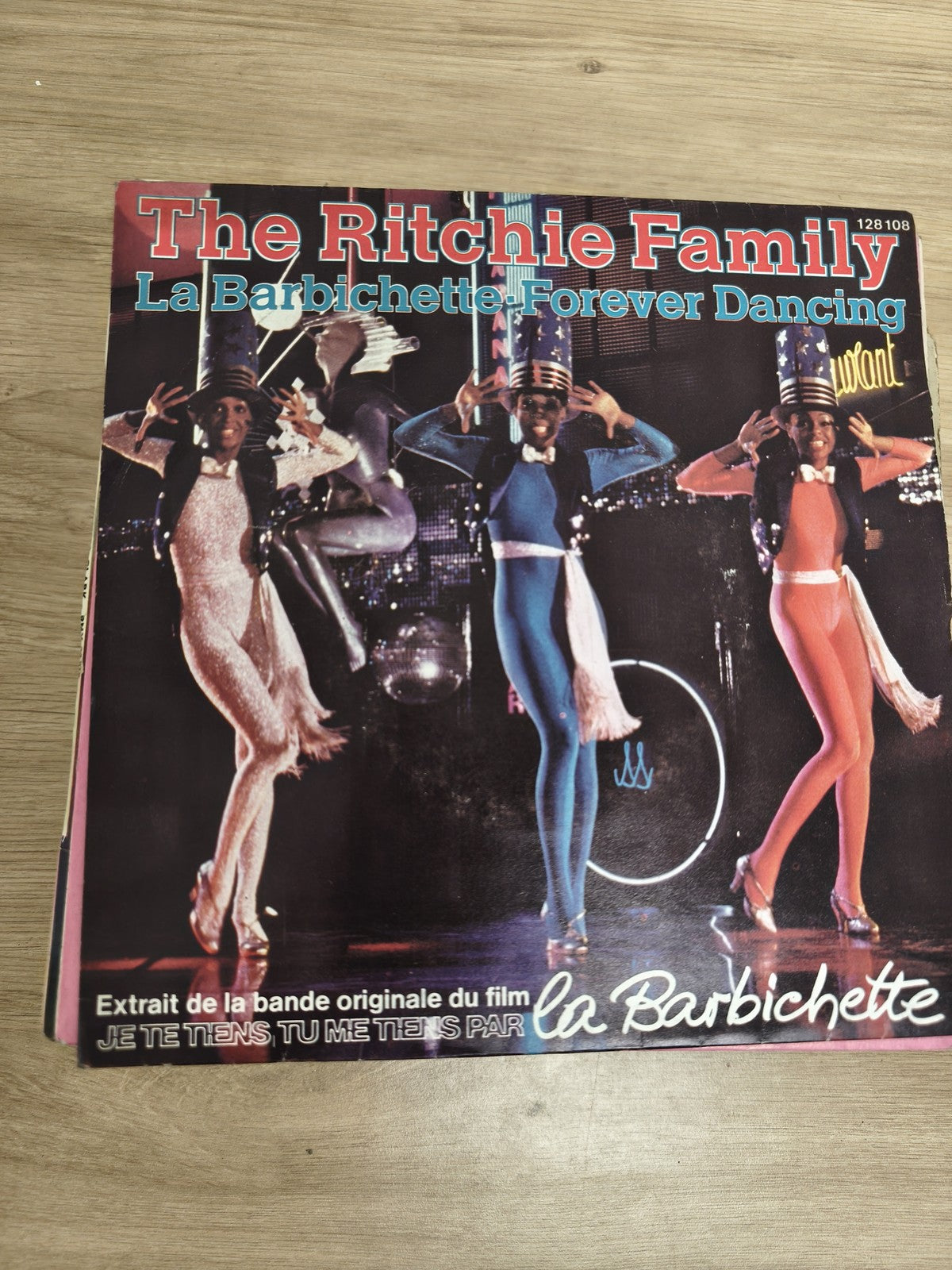 Vinyle 45T The Ritchie Family La Barbichette Forever Dancing pochette couleurs