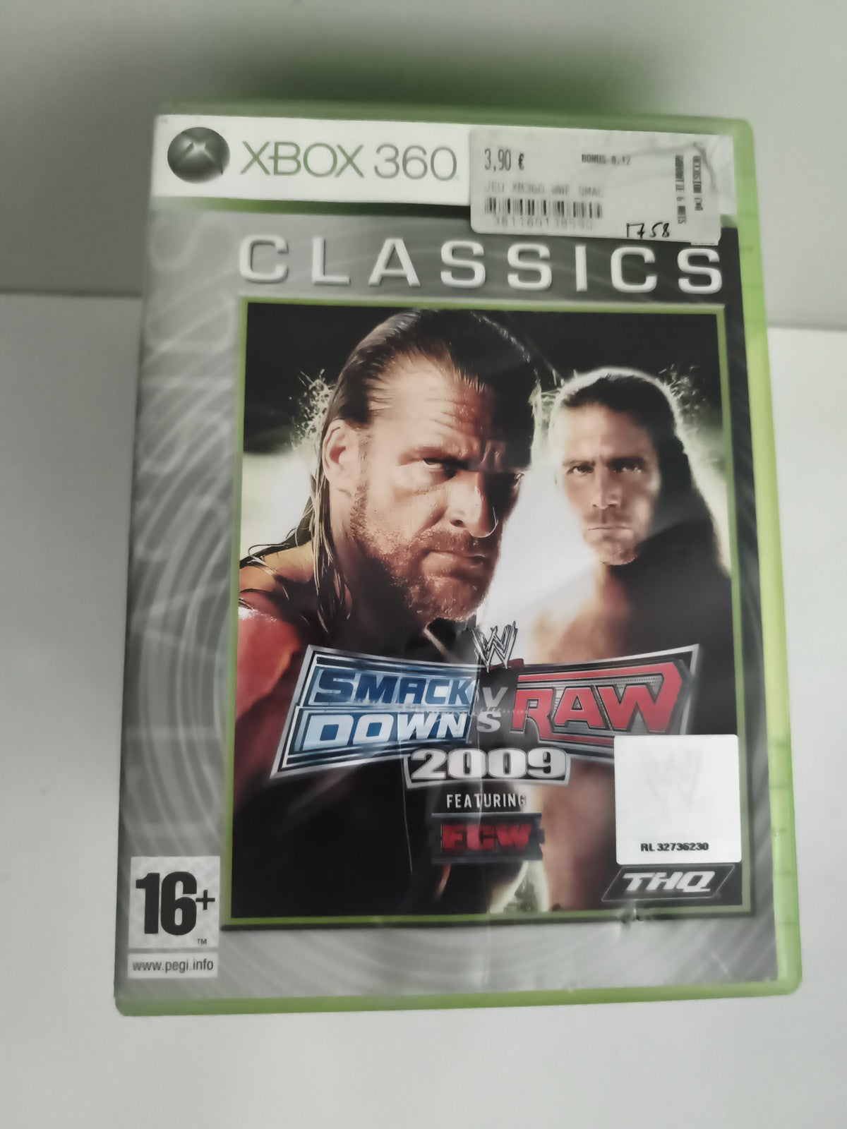 Jeu Xbox 360 WWE SmackDown vs Raw 2009 Classics THQ