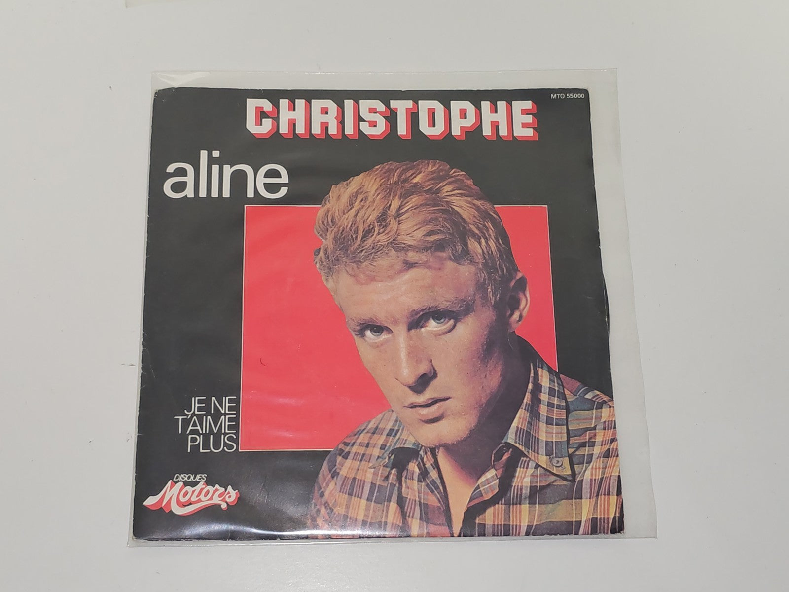 Vintage 45 tours ancien vinyle Christophe rétro collection musique pop rare