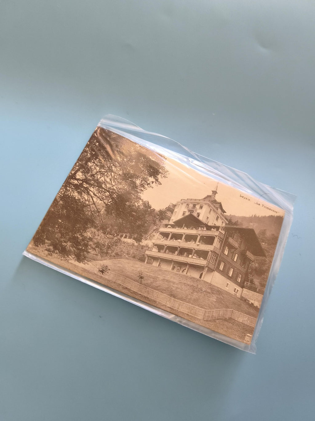 Carte postale ancienne Italie vintage timbre oblitération époque coloniale rare