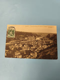 Carte postale ancienne Dinant Belgique vue générale montagne Saint-Nicolas timbr