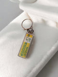 Porte-clés ancien Wigg Citron chewing gum vintage rétro publicitaire rare