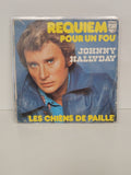 Vinyle 45 tours ancien Johnny Hallyday vintage rétro collection état très bon