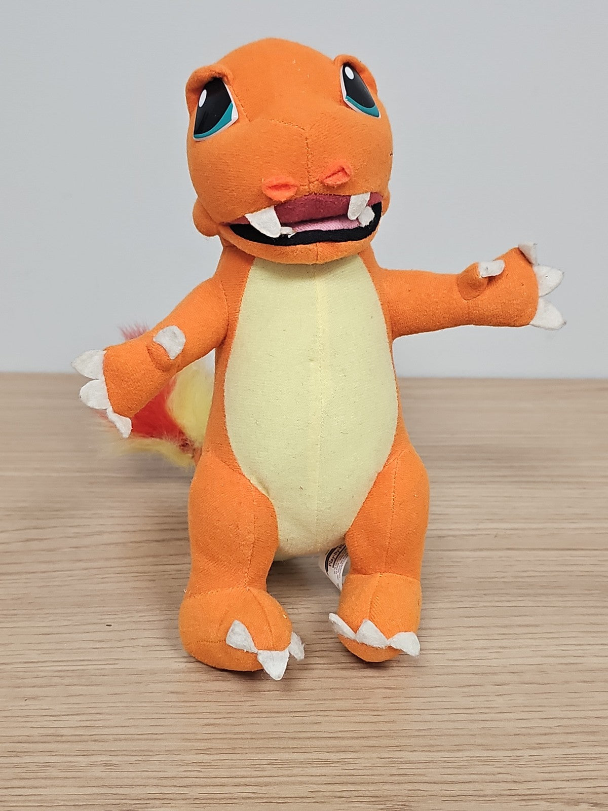 Peluche rétro Salamèche Pokémon Nintendo ancienne, collection vintage rare 90s