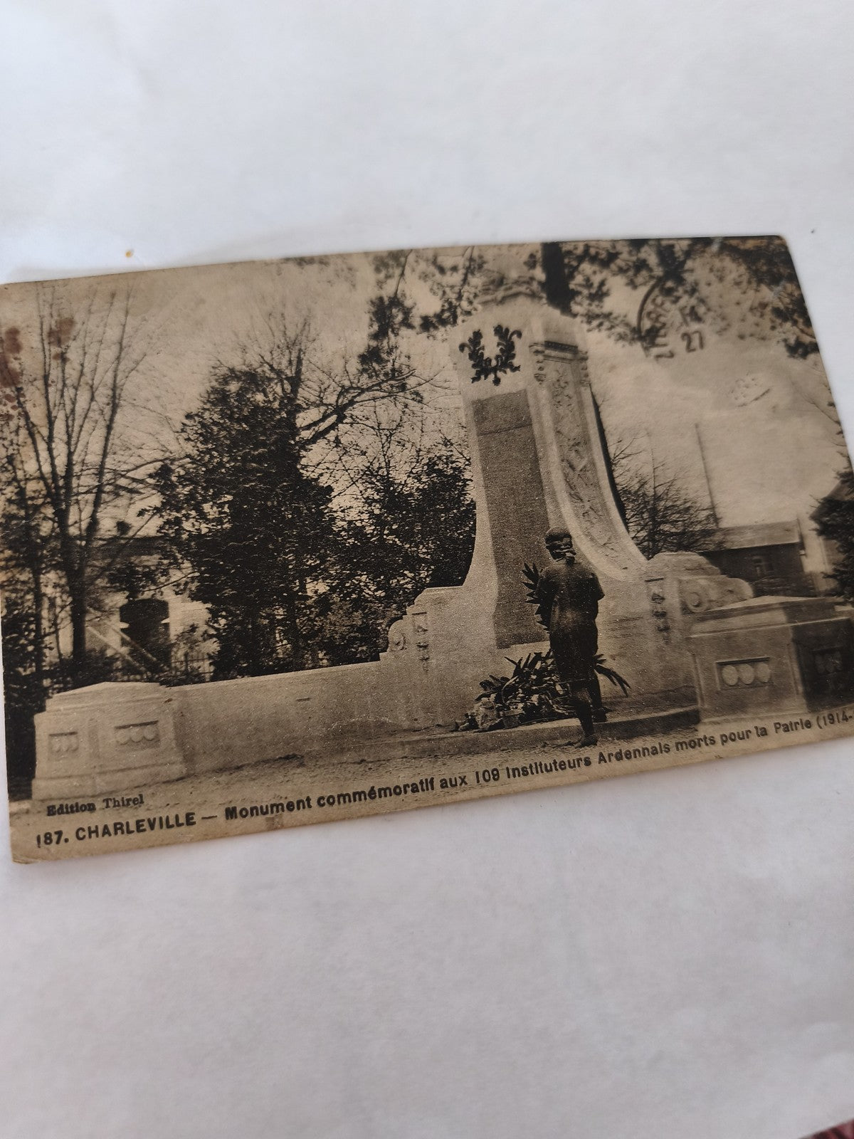 Carte postale vintage ancienne Charleville, collection rétro France, photo d'épo