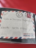 Ancienne enveloppe oblitérée Réunion Par Avion philatélie vintage collection