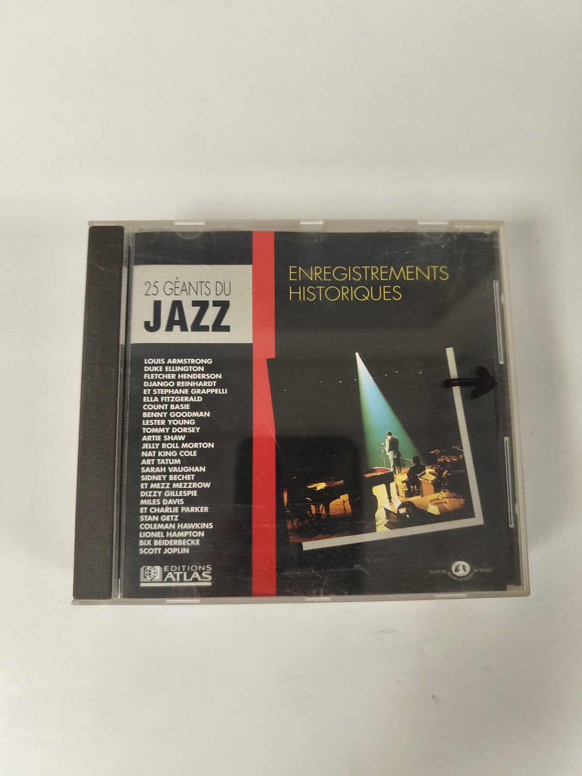 CD 25 Géants du Jazz Enregistrements Historiques Louis Armstrong Fitzgerald