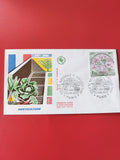 Enveloppe philatélie horticulture premier jour Paris timbre fleurs 1977