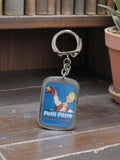 Porte-clés vintage Petit Pâtre métal publicitaire rétro fromage années 60