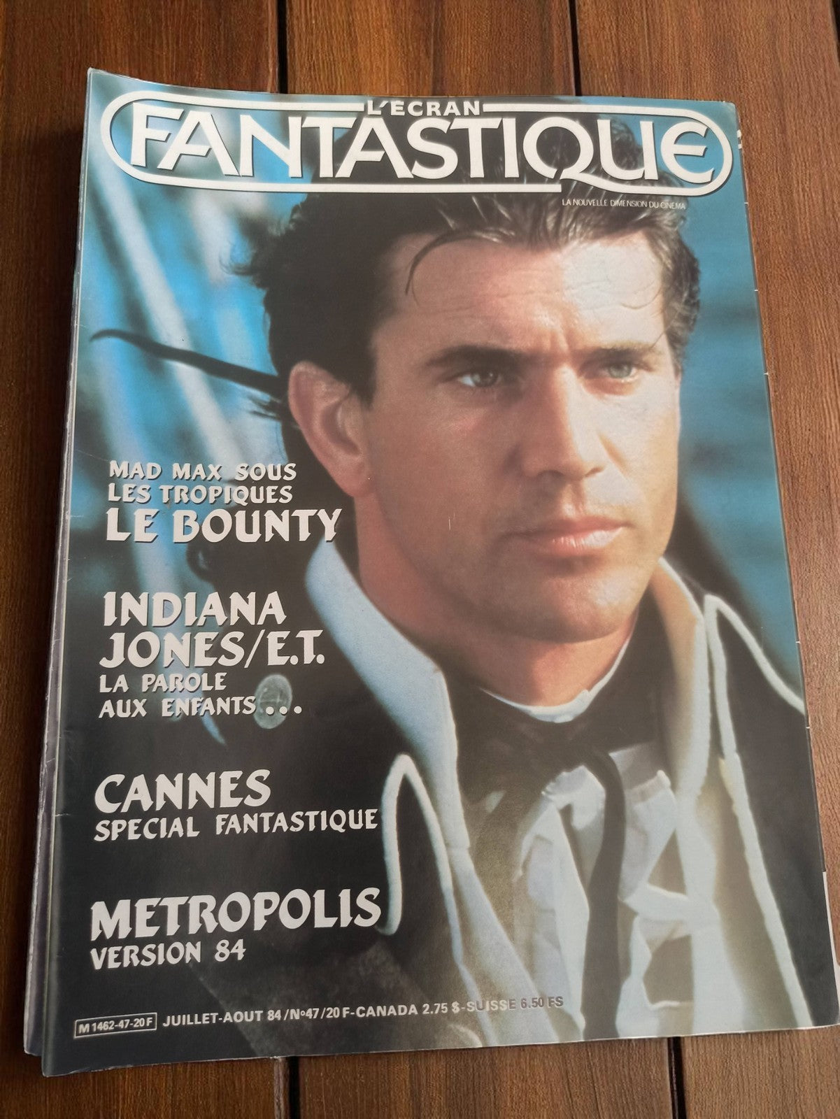 Magazine cinéma vintage L'Écran fantastique n°47 juillet août 1984 très bon état