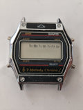 Montre rétro Melody LCD chrono ancien modèle digital à tester collection vintage
