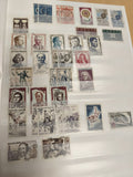 Lot timbres France oblitérés Europa héros résistance sport philatélie