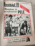 Ancien journal France Football 1968 Pelé Une Gabriel Hanot vintage