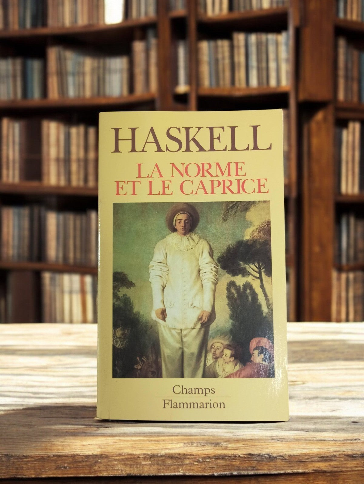Livre Haskell La norme et le caprice ancien vintage Champs Flammarion rétro