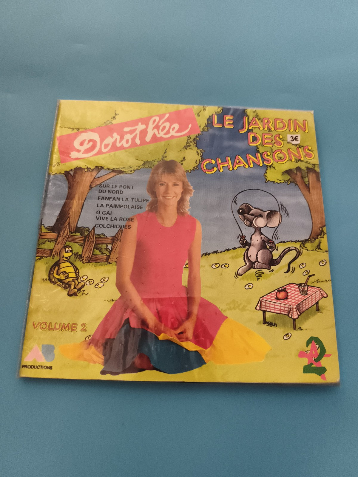 Vinyle Dorothée Le Jardin des Chansons Volume 2 AB Productions disque enfant