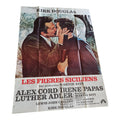 Affiche cinéma originale Les Frères Siciliens 1968 Kirk Douglas 120x160 cm