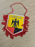 Fanion ancien Cavigal football rétro jaune rouge noir vintage déco club
