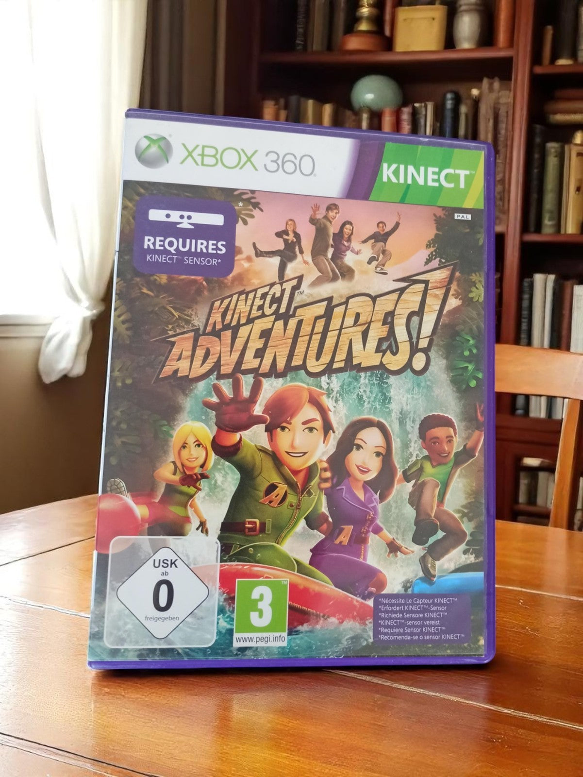 Jeu Xbox 360 Kinect Adventures complet PAL boîte d’origine Microsoft