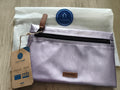 Pochette avant Cabaia lavande 24 cm neuve compartiment zippé front pocket
