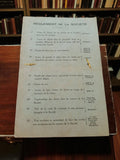 Ancien règlement de société vintage document administratif rétro collection papi