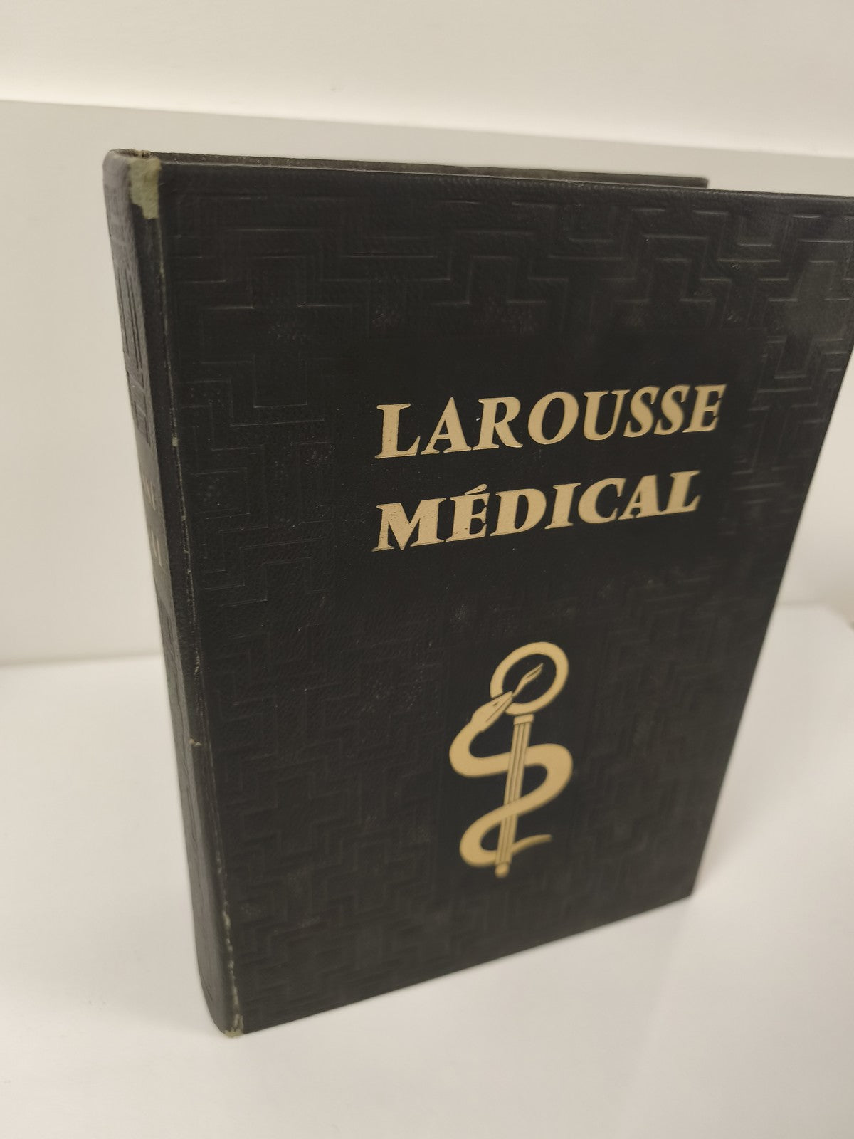 Ancien Larousse Médical grand format, dictionnaire illustré couverture noire