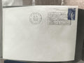 Lettre oblitérée Nice 1978 timbre Marianne 0,02 FRANCE cachet Aéroport Côte d’Az