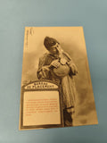 Carte postale ancienne CPA humoristique "Bureau de placement" costume rétro