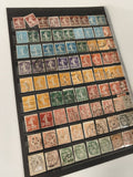 Lot de timbres anciens France, variétés couleurs, oblitérés collection philatéli