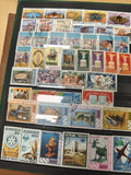Lot de timbres République Togolaise motifs variés papillons animaux art navires